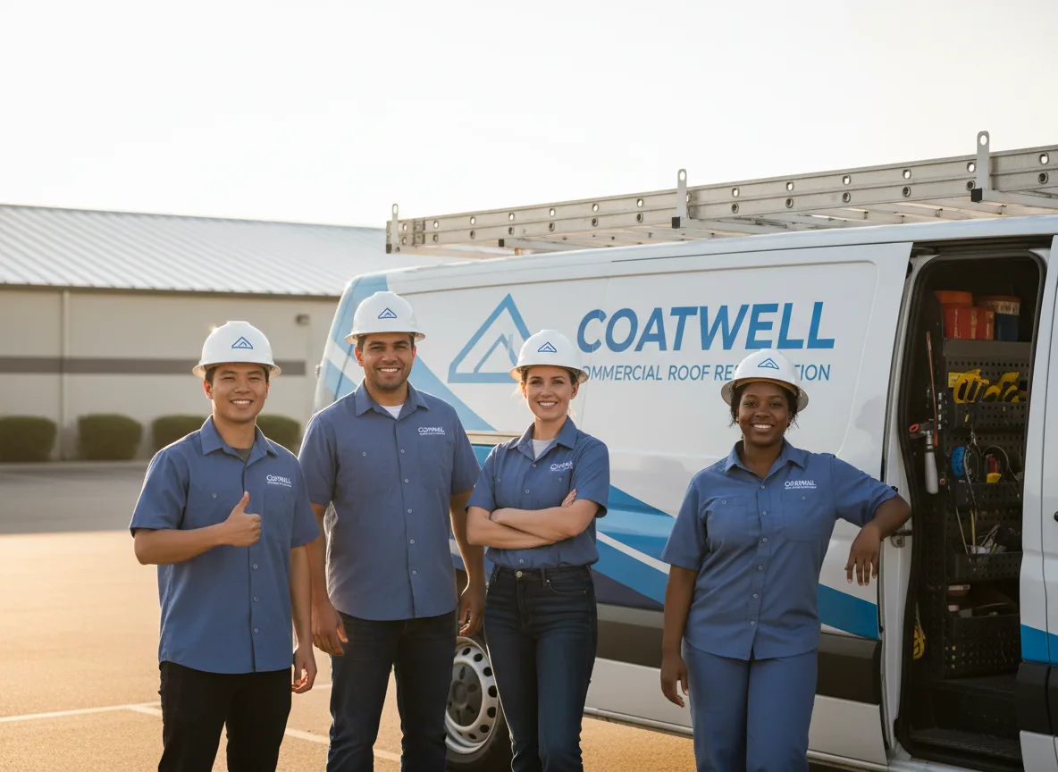 Commercial roof coating company in Cumming, GA
